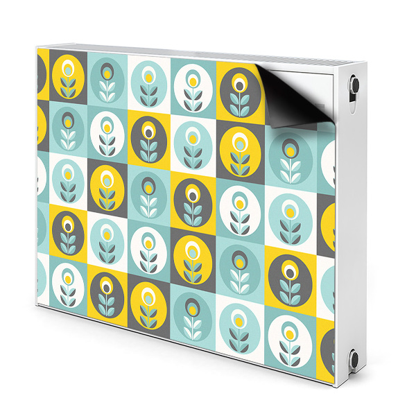 Heizkörperverkleidung magnet Blumenmuster