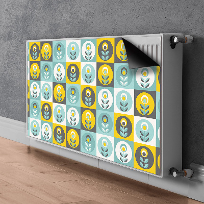 Heizkörperverkleidung magnet Blumenmuster