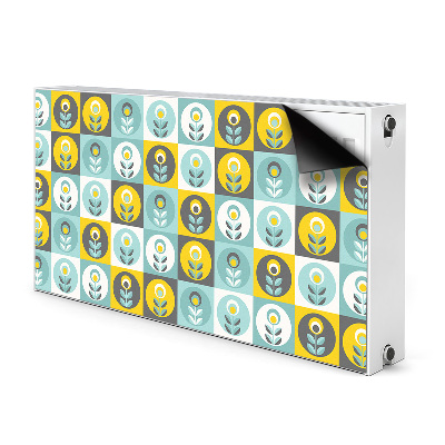 Heizkörperverkleidung magnet Blumenmuster