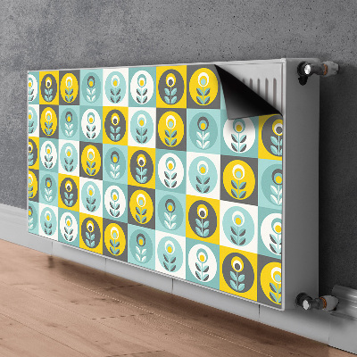 Heizkörperverkleidung magnet Blumenmuster