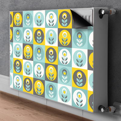 Heizkörperverkleidung magnet Blumenmuster
