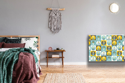 Heizkörperverkleidung magnet Blumenmuster
