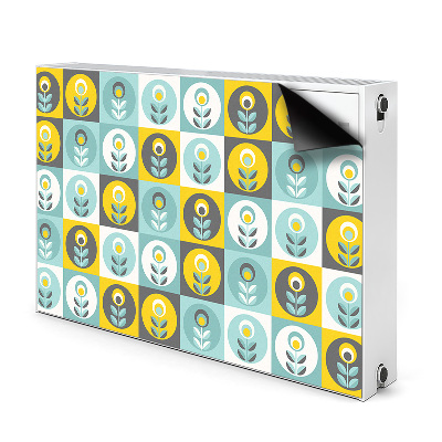 Heizkörperverkleidung magnet Blumenmuster