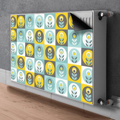 Heizkörperverkleidung magnet Blumenmuster