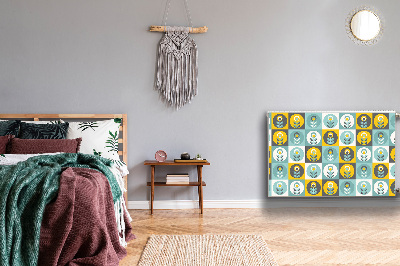 Heizkörperverkleidung magnet Blumenmuster