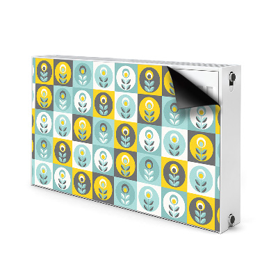 Heizkörperverkleidung magnet Blumenmuster