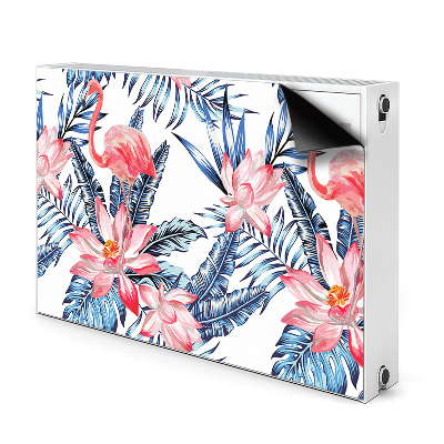 Dekorative Heizkörperabdeckung Lackiertes flamingo