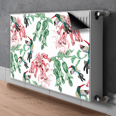 Heizkörperverkleidung magnetisch Kräuter und vögel