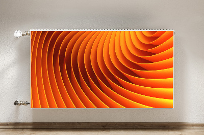 Dekorativer Heizkörpermagnet Orangenwellen