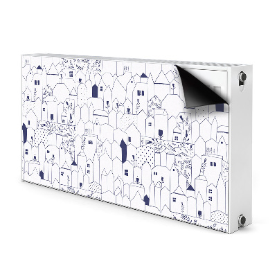 Magnet Heizkörperverkleidung Zeichnen der stadt