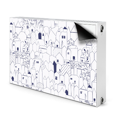 Magnet Heizkörperverkleidung Zeichnen der stadt