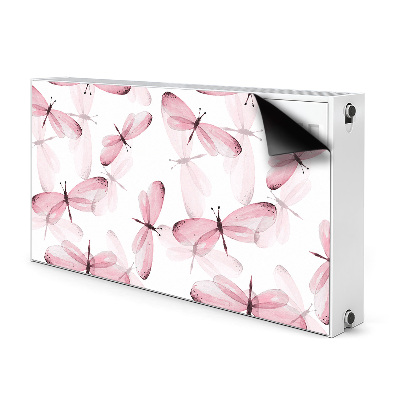 Magnet Heizkörperverkleidung Rosa libellen