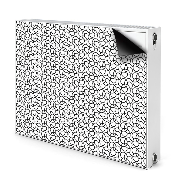 Heizkörperverkleidung magnet Schwarze und weiße räder