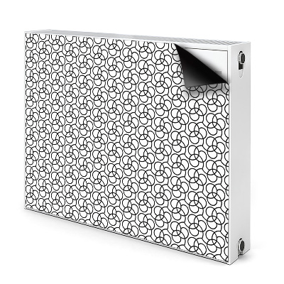 Heizkörperverkleidung magnet Schwarze und weiße räder