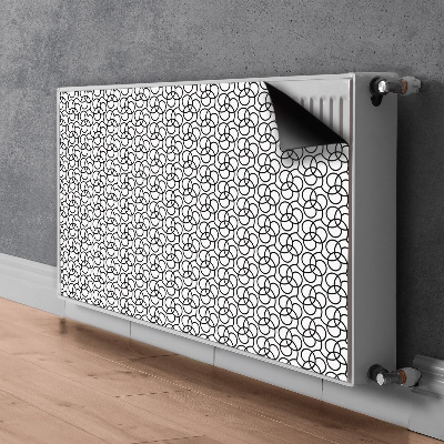 Heizkörperverkleidung magnet Schwarze und weiße räder