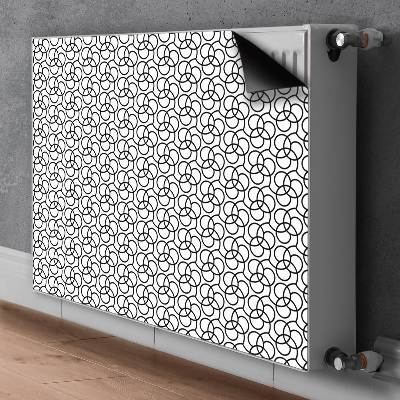 Heizkörperverkleidung magnet Schwarze und weiße räder