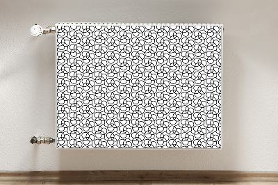 Heizkörperverkleidung magnet Schwarze und weiße räder