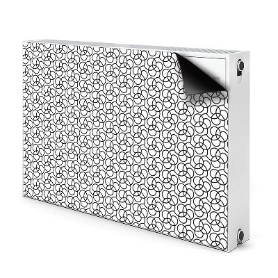 Heizkörperverkleidung magnet Schwarze und weiße räder