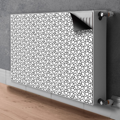Heizkörperverkleidung magnet Schwarze und weiße räder