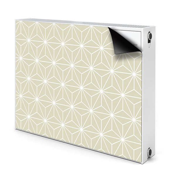 Heizkörperverkleidung magnetisch Geometrisches muster
