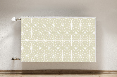 Heizkörperverkleidung magnetisch Geometrisches muster