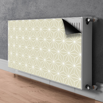 Heizkörperverkleidung magnetisch Geometrisches muster