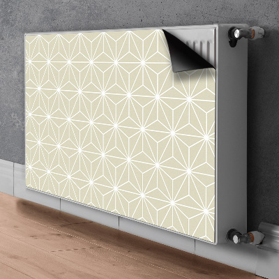 Heizkörperverkleidung magnetisch Geometrisches muster