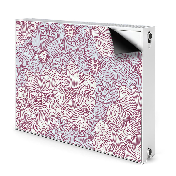 Heizkörperverkleidung magnet Doodle blumen
