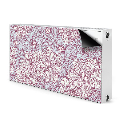 Heizkörperverkleidung magnet Doodle blumen