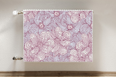 Heizkörperverkleidung magnet Doodle blumen