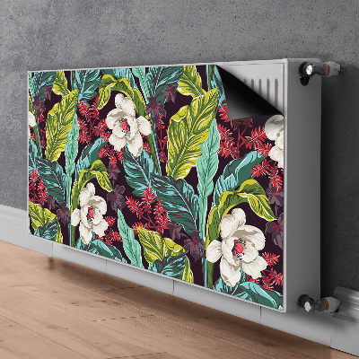 Dekorative Heizkörperabdeckung Blumen