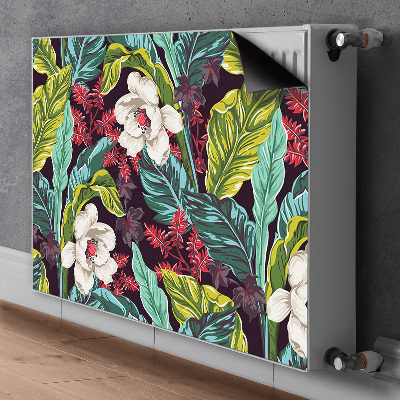 Dekorative Heizkörperabdeckung Blumen