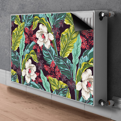 Dekorative Heizkörperabdeckung Blumen