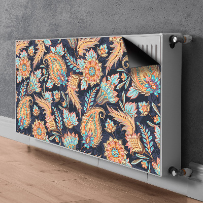 Dekorative Heizkörperabdeckung Paisley