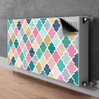 Heizkörperverkleidung magnet Farbenfrohes muster