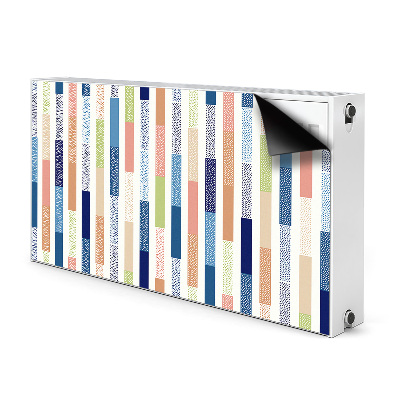 Heizkörperverkleidung magnet Farbenfrohe streifen