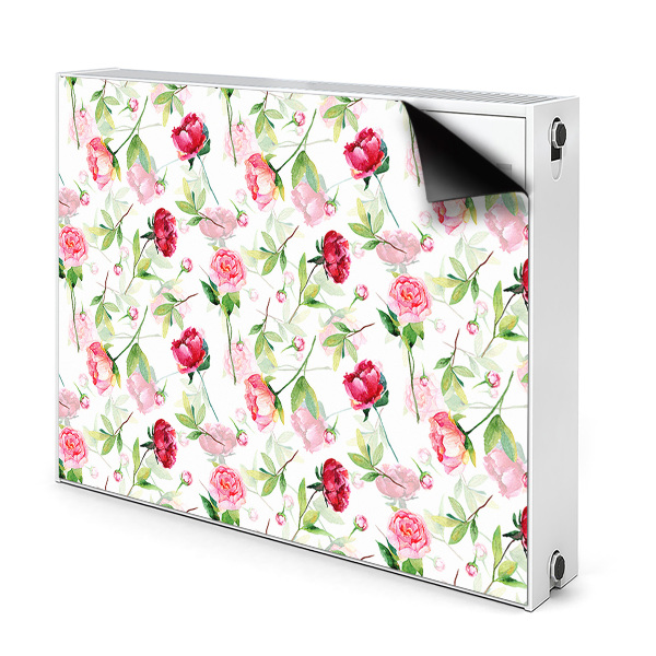 Magnet Heizkörperverkleidung Rote blumen