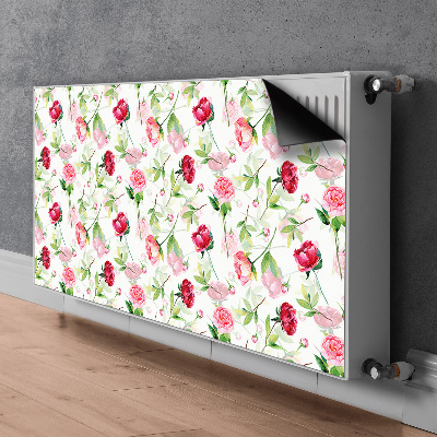Magnet Heizkörperverkleidung Rote blumen