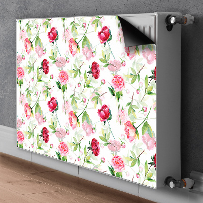 Magnet Heizkörperverkleidung Rote blumen