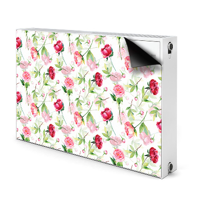 Magnet Heizkörperverkleidung Rote blumen