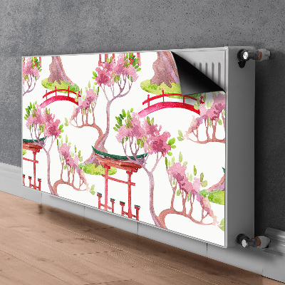 Heizkörperverkleidung magnet Japanische motive