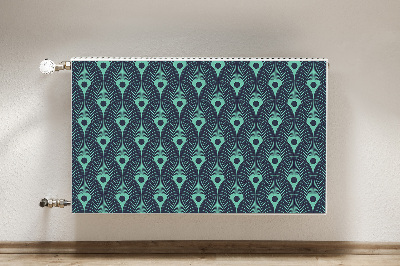 Dekorative Heizkörperabdeckung Neondesign