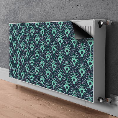 Dekorative Heizkörperabdeckung Neondesign