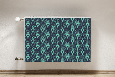 Dekorative Heizkörperabdeckung Neondesign