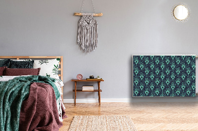Dekorative Heizkörperabdeckung Neondesign