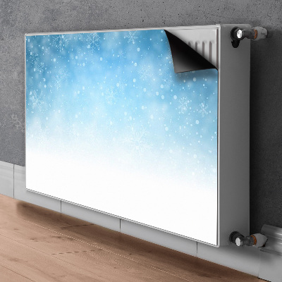 Dekorativer Heizkörpermagnet Schneeflocken wintermuster