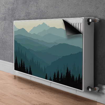 Magnet Heizkörperverkleidung Blick auf die berge