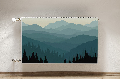Magnet Heizkörperverkleidung Blick auf die berge