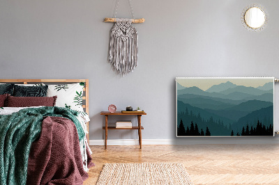 Magnet Heizkörperverkleidung Blick auf die berge