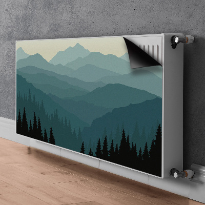 Magnet Heizkörperverkleidung Blick auf die berge